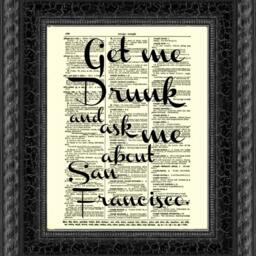 Ask Me About San Francisco Dictionary Print, Text Art, Quote Wall Decor, Mixed Media Arty, Typography - thumbnail 3