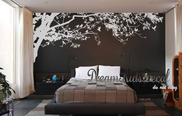 Tree Wall Decal Nursery Sticker-Corner Tree Branch - image 1
