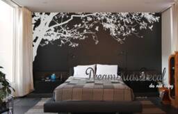 Tree Wall Decal Nursery Sticker-Corner Tree Branch - thumbnail 1