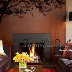 Tree Wall Decal Nursery Sticker-Corner Tree Branch - thumbnail 2