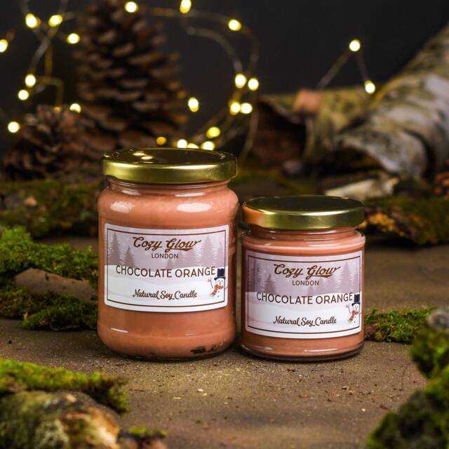 Cozy Glow Chocolate Orange Soy Candle - image 1