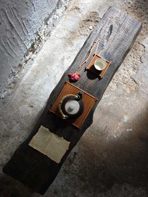 Handcrafted Wabi Sabi Cha Dao Tea Table - image 1