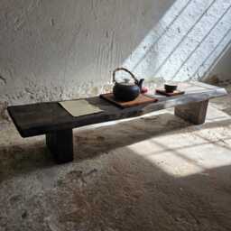 Handcrafted Wabi Sabi Cha Dao Tea Table - thumbnail 2