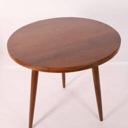 Round Dining Table, Kitchen Table, Made Of Solid Teak Handcrafted in India - thumbnail 2
