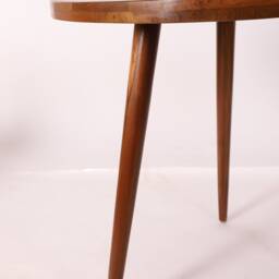 Round Dining Table, Kitchen Table, Made Of Solid Teak Handcrafted in India - thumbnail 3