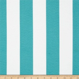 "Turquoise Outdoor Pillow -Summer Pillow-striped Cover-Patio Pillow16"", 17"", 18"", 20"" 24"" 26"