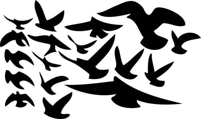Flock Of Birds Printable Wall Art