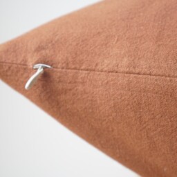 Brown Tribal Hemp Hand Woven Natural Dye Color Hmong Lumbar Pillow Cover - thumbnail 4