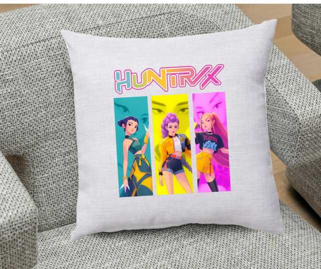Vibrant & Playful Huntrx Cushion Cover - Brighten Up Your Space With Colorful Style - image 1