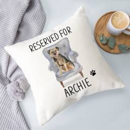 Border Terrier Cushion - Dog Related Gift Reserved For Dog Cushion Gift - thumbnail 2
