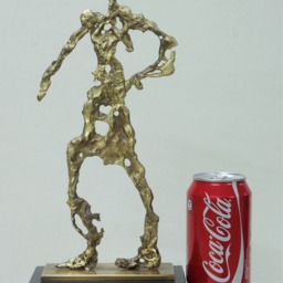 Bronze Modern Figurine Sculpture Art Deco Signed New Statue With Marble Base - thumbnail 4