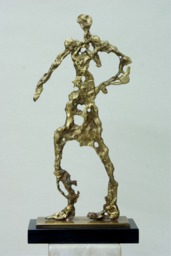 Bronze Modern Figurine Sculpture Art Deco Signed New Statue With Marble Base - thumbnail 1