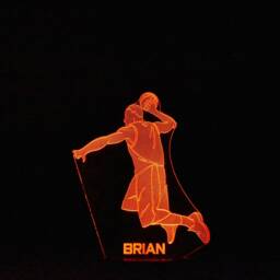 Personalised Basketball Led Night Light Sports Bedroom Decor - thumbnail 4