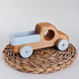 Wooden Toy Car - Personalized Baby Gift Wood Truck Eco-Friendly Nursery - thumbnail 4