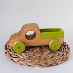 Wooden Toy Car - Personalized Baby Gift Wood Truck Eco-Friendly Nursery - thumbnail 3