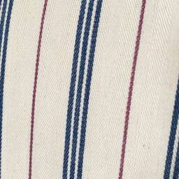 758. Handmade Ticking Blue Red Stripes 100% Cotton Cushion Cover Various Sizes - thumbnail 2
