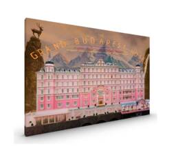 Grand Budapest Hotel Canvas Framed Glossy Coated Premium With Metal Hanger Various Sizes - thumbnail 1