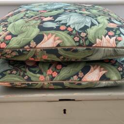 William Morris Helmshore Floral Linen Cushion Cover Double Sided Pillow Sham - thumbnail 3