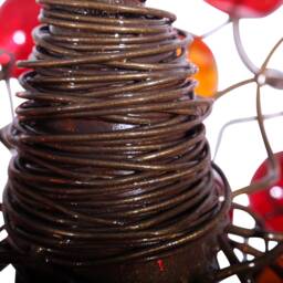 Bubbles Lighting, Ceiling Pendant Light With Orange & Red Wine Bubbles - thumbnail 4