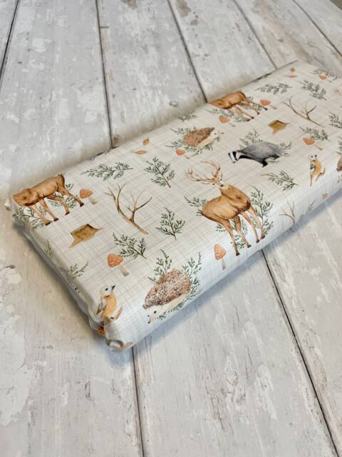 Woodland Animals Travel Changing Mat, Woodland Animals Baby Changing Mat, Travel Mat - image 1