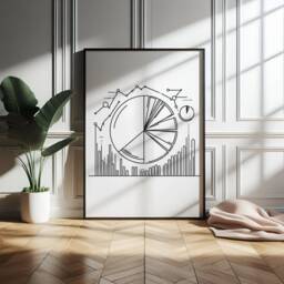 Accountant Poster Set - 3 Office Posters - Accounting Gift Bookkeeper Wall Art Finance Team Decor Work From Home Line Drawing Artwork - thumbnail 3