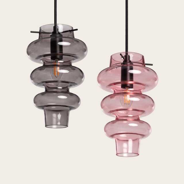 Rinchos - Glass Pendant Lamp Modern Contemporary Vintage Lighting Fixture Hanging Light Fixture - image 1