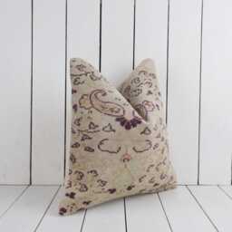 Vintage Turkish Kilim Pillow Cover Bohemian Accent Cushion - 16x16 - thumbnail 3
