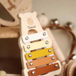 Personalised Wooden Xylophone - Montessori Baby Music Toy - thumbnail 2