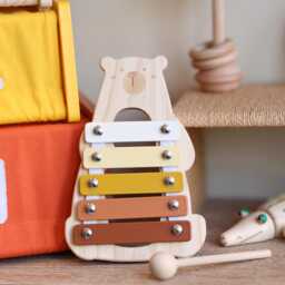 Personalised Wooden Xylophone - Montessori Baby Music Toy - thumbnail 1