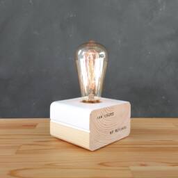 Modern Wood Led Lamp Personalized Nordic Small Table Lamp - thumbnail 3