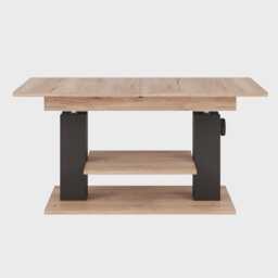 Furneo Moduvo Halifax Oak Effect, Extending Coffee Table To Dining Table, 6 Seating, 120cm - 170cm - thumbnail 2
