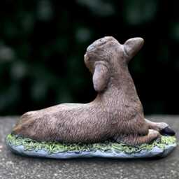 Concrete Cow Statue Garden Sculpture Farm Animal Garden Decor Outdoor Ornament Cement Figurine Farmyard Decoration Lover Gift - thumbnail 4