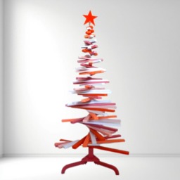 Designer Unique Xmas Tree 2025-2026 Rainbow Succulent Christmas Handmade Wooden Stained Colorful Christmas Decor