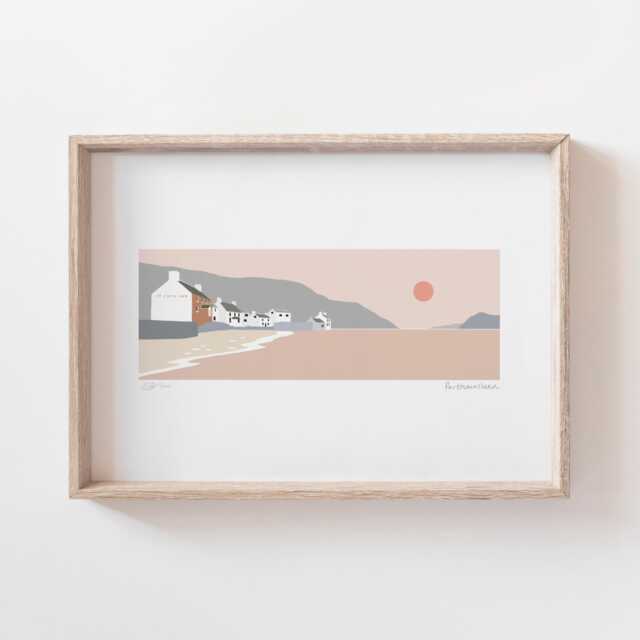 Porthdinllaen Print, T?? Coch Inn Welsh Pen Llyn, Llyn Peninsula, Gifts, Art, Wales Travel - image 1