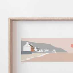 Porthdinllaen Print, T?? Coch Inn Welsh Pen Llyn, Llyn Peninsula, Gifts, Art, Wales Travel - thumbnail 2