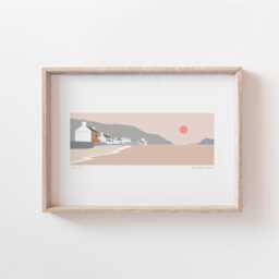 Porthdinllaen Print, T?? Coch Inn Welsh Pen Llyn, Llyn Peninsula, Gifts, Art, Wales Travel - thumbnail 3