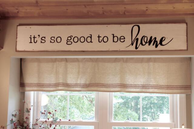 It's So Good To Be Home, Distressed Wood Sign, Fixer Upper Inspired, Kitchen Sign - image 1