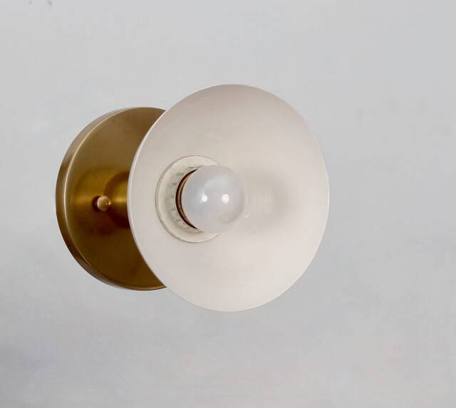 Brass Vanity Wall Sconce, Modern Bathroom Lighting - image 1