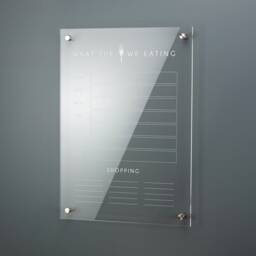 Acrylic Meal Planner Food Organiser Plaque House Sign Printed Signage - thumbnail 3
