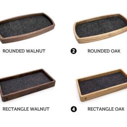 Wooden Catch All Tray For Pens Pencils Wallet Jewelry Keys Watches Glasses. Handmade Office Desk Accessories Wood Organizer - thumbnail 3