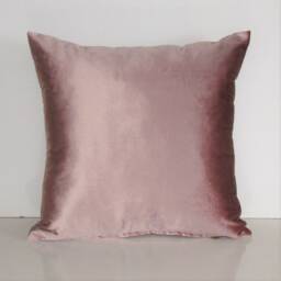 Made To Order Marshmallow Pink Velvet Luxury Cushion Cover, Lovely Sheen - thumbnail 2