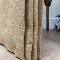 Sample Only - Curtains Made To Measure? Just Need Pole Length & Drop Quote Mustard Linen Sienna - thumbnail 3
