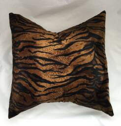 Animal Print Pillow, Leopard Pillow Cover, Tiger Giraffe Pillow, Cheetah Zebra Safari Animal Print, Jungle - thumbnail 1