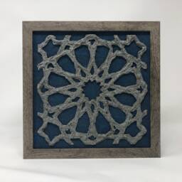 Arabesque Wall Decor - Faux Stone Islamic Geometric Art - thumbnail 3