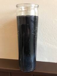Black Candle - 7 Day Ritual Burn Hand-Poured Pagan Ceremony Wicca Sacred - thumbnail 2