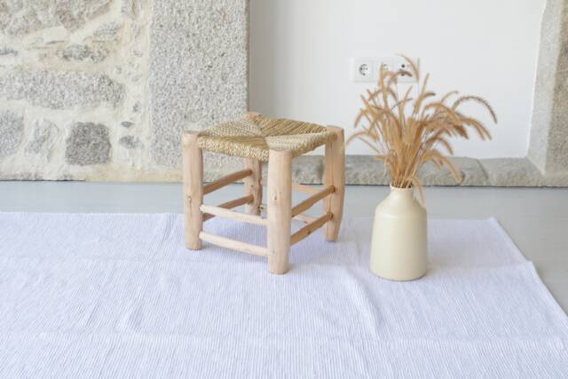 Large Handwoven Light Gray Rug, Bedroom Cotton Carpet, Living Room Bohemian Decor, Area Kids Scandinavian Rug - image 1