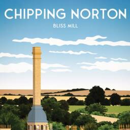 Chipping Norton Print - Bliss Mill English Travel Poster Tweed Oxfordshire - thumbnail 3