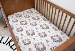 Ghosts - Floral, Bedding, Duvet Covers, Fitted Sheets, Cute Halloween Ghost With Flowers Bedding, Halloween Kids Bedding