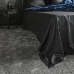 Sateen Sheet - 100% Egyptian Cotton, Sheets, Bed White Dark Grey Light Grey Navy Blue Sheets - thumbnail 3