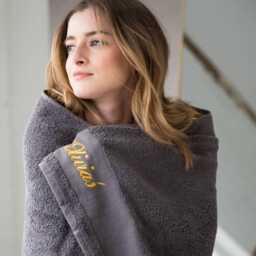 Personalised Luxurious Bath Towel With Monogramming - thumbnail 3